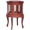 vidaXL Vitrinenschrank Braun 50 x 50 x 76 cm Massivholz Mahagoni
