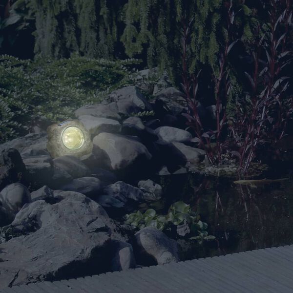 Ranex LED-Solarleuchte 12,5x15,5x11 cm