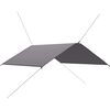 vidaXL Outdoor-Tarp 4x4 m Grau