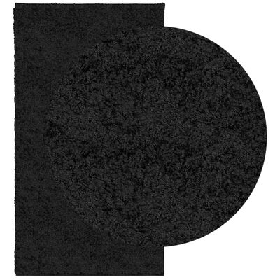 vidaXL Shaggy-Teppich PAMPLONA Hochflor Modern Schwarz 60x110 cm