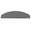 vidaXL Stufenmatten Selbstklebend 15 Stk. 65x22,5x3,5 cm Grau