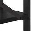 vidaXL B&uuml;cherregal Schwarz Eichen-Optik 80 x 30 x 85 cm Holzwerkstoff