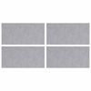 vidaXL Treppe Tritt 4 stk. 50 x 25 cm Silber Aluminium Rechtwinklig