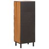 vidaXL Highboard mit T&uuml;r Akazienbraune Oberfl&auml;che 40 x 33 x 110 cm
