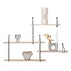 House Nordic Regal Lucy Schwarz und Natur