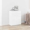 vidaXL Sideboard Hochglanz-Wei&szlig; 60x30x75 cm Holzwerkstoff