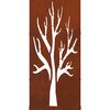 vidaXL Brennholzregal 40x30x80 cm Wetterfester Stahl