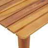 vidaXL Gartenst&uuml;hle mit Tisch 3 pcs Schwarz Massivholz Akazie