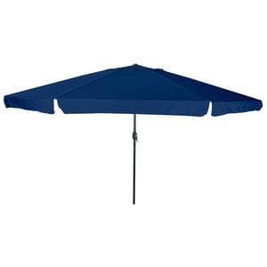vidaXL Garten-Sonnenschirm Azurblau 395 x 395 x 245 cm
