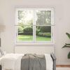 vidaXL Venetianer Jalousie Verstellbar Wei&szlig; 150 x 150 cm PVC