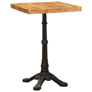 vidaXL Bistrotisch 50 x 50 x 76 cm Massivholz Akazie Braun Quadratisch
