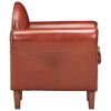 vidaXL Sessel Braun 77 x 65 x 79 cm Echtleder