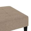 vidaXL Hocker Taupe Mikrofasergewebe