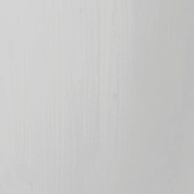 vidaXL Rollschrank mit Schreibtisch MOSS Weiß Massivholz Kiefer