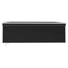 vidaXL Markise Manuell Einziehbar mit Rollo & LED 4,5x3 m Anthrazit