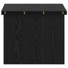 vidaXL Couchtisch Schwarz Eichen-Optik 55 x 54,5 x 45 cm Holzwerkstoff