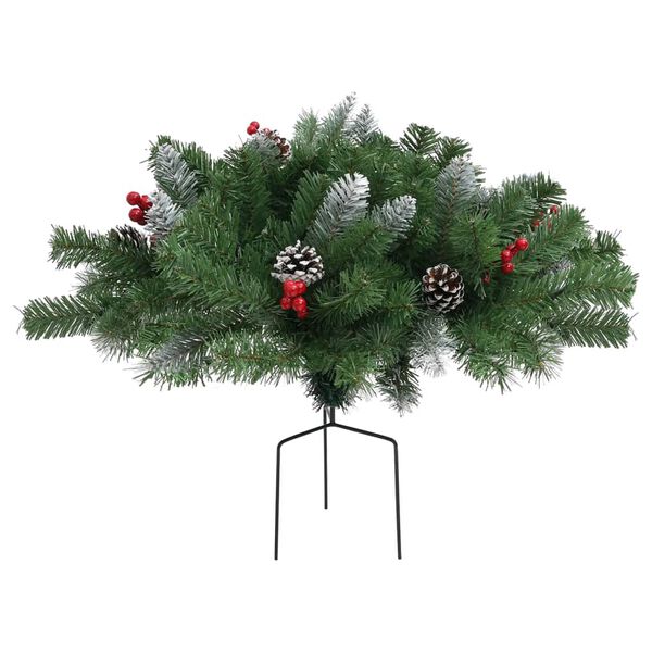 vidaXL K&uuml;nstlicher Weihnachtsbaum Gr&uuml;n 40 cm PVC