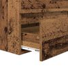 vidaXL Badezimmerm&ouml;bel-Set 2 pcs Altholz Sperrholz und Metall