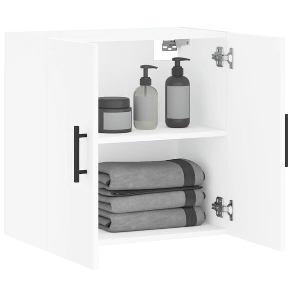 vidaXL Wandschrank Wei&szlig; 60x31x60 cm Holzwerkstoff