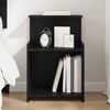 vidaXL Nachttisch Schwarz Eichen-Optik 40 x 35 x 60 cm Holzwerkstoff