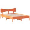 vidaXL Massivholzbett ohne Matratze Wachsbraun 140x190 cm Kiefernholz