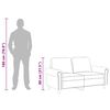 vidaXL 2-Sitzer-Sofa Rosa 120 cm Samt