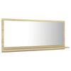 vidaXL Badspiegel Sonoma-Eiche 90x10,5x37 cm Holzwerkstoff