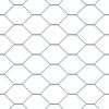 vidaXL Zaunpfosten Gr&uuml;n 10 x 1,2 m (50 mm Maschen) Stahl und PVC