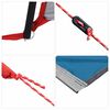 vidaXL Caravan Zelt mit Dach mit Speicher Blau 252 x 245 x 245 cm