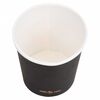 vidaXL Pappbecher 120 ml 1000 Stk. Schwarz