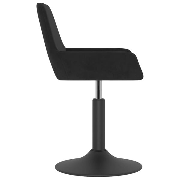vidaXL Barhocker Schwarz Samt