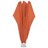 vidaXL Faltbarer Terrassen-Seitenfächer Terracotta-Rot 200 cm