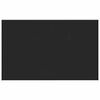 vidaXL Fensterbank Schwarz mit Holzmaserung 80 x 50 x 4,5 cm PVC
