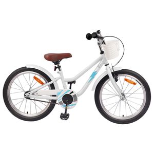 vidaXL Kinderfahrrad 20 Zoll f&uuml;r 6-11 Jahre alt Wei&szlig;