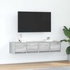 vidaXL TV-Schr&auml;nke 2 Stk. Grau Sonoma 60x31x25,5 cm Holzwerkstoff