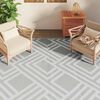 vidaXL Outdoor-Teppich ARAKIL Grau 190x290 cm PP