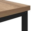 vidaXL Couchtisch Eiche handwerklich 100 x 51 x 45 cm Holzwerkstoff