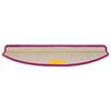 vidaXL Stufenmatten 10 Stk. 65x21x4 cm Violett Halbrund Gro&szlig;