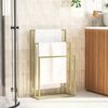 vidaXL Handtuchst&auml;nder Golden 48x24x79 cm Eisen