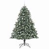 vidaXL Künstlicher Weihnachtsbaum mit 300 LEDs mit Ständer Grün 240 cm