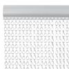 vidaXL T&uuml;rvorhang aus Ketten 90x220 cm Aluminium