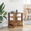 vidaXL Nachttisch mit Schubladen Altholz 50 x 50 x 60 cm Holzwerkstoff