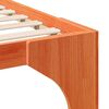 vidaXL Bettrahmen Braun 140 x 200 cm Massives Kiefernholz