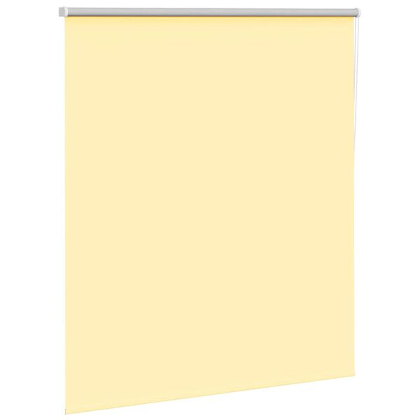 vidaXL Verdunkelungsrollo Gelb 125x130cm Stoffbreite 121,6cm Polyester