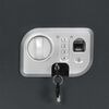 vidaXL Digitaler Safe mit Schloss Dunkelgrau 35 x 31 x 50 cm Stahl