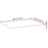 vidaXL Waschtischplatte Unbehandelt 100x60x2 cm Massivholz Akazie
