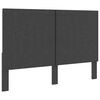 vidaXL Kopfteil Dunkelgrau Stoff 140&times;200 cm