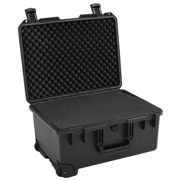 vidaXL Koffer für Flugreise Tragbar Schwarz 54x41,5x29 cm PP