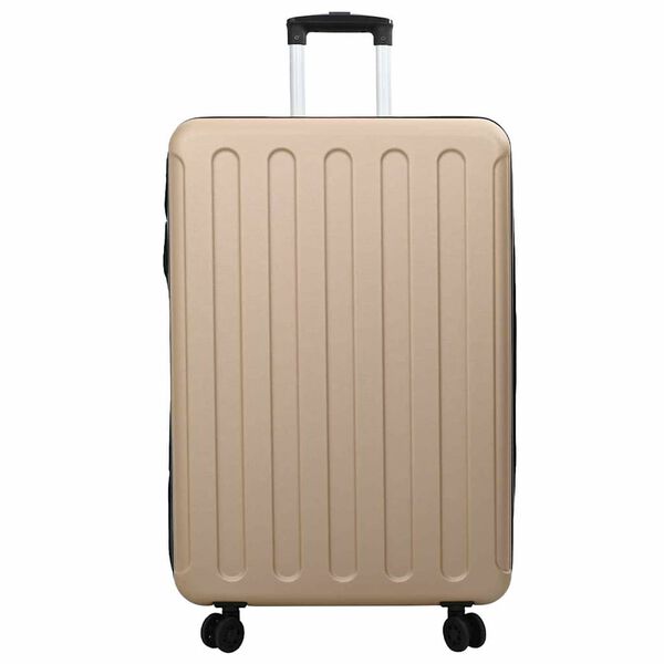 vidaXL Koffer mit Schloss Champagner 50 x 30 x 76 cm ABS Kunststoff