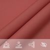 vidaXL Sonnensegel Oxford-Gewebe Quadratisch 3x3 m Terrakotta-Rot